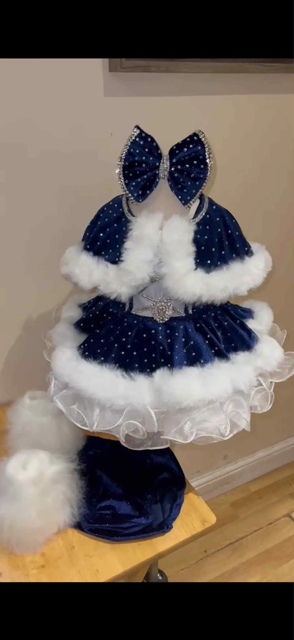 6/12 Blue Snow Princess Dress/Casual/OOC- Miranda Jo