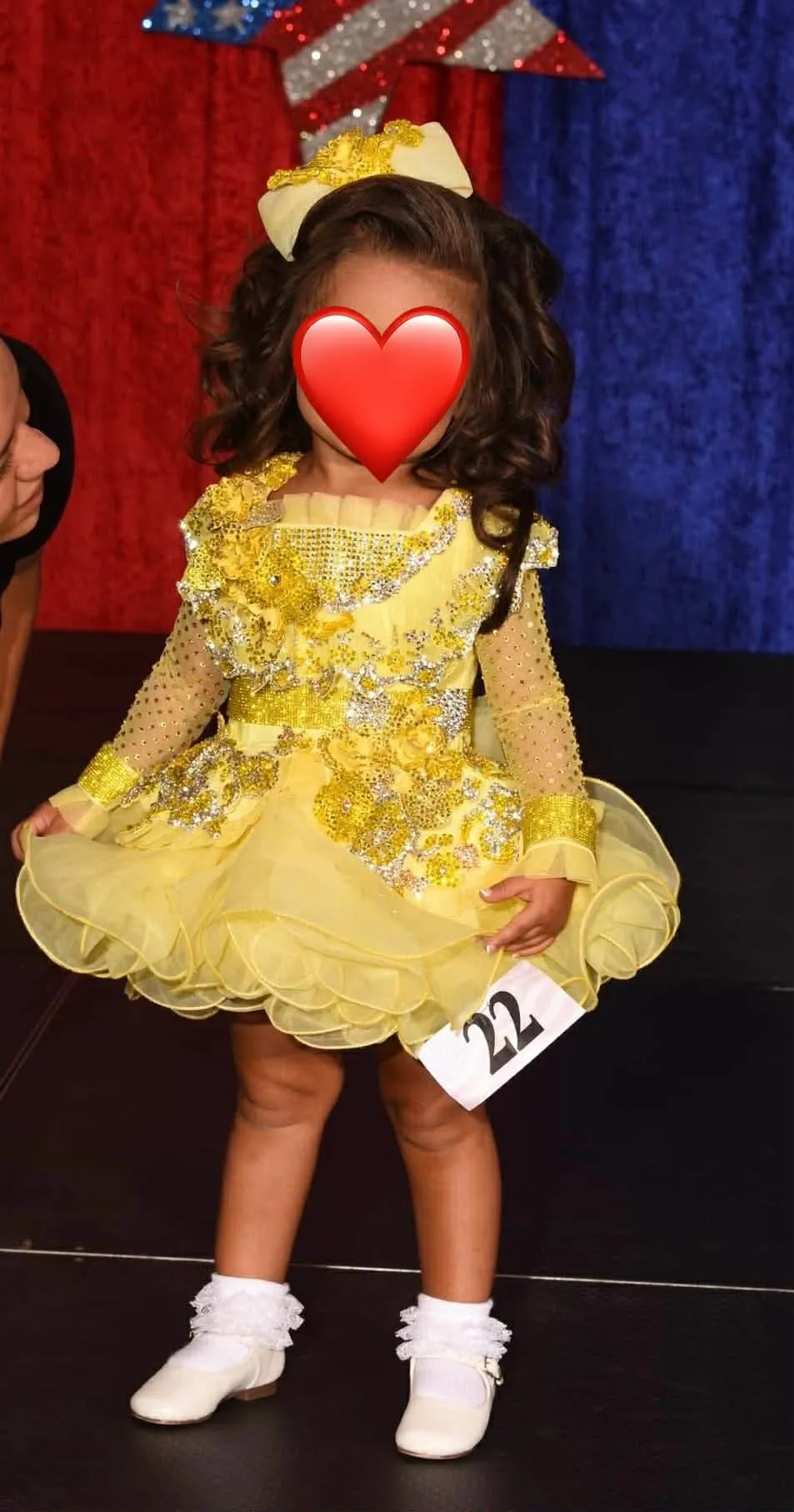 12/2 Yellow Ruby Belle Mega Glitz- Jessica Walker