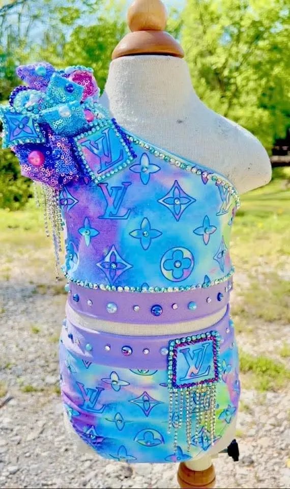 18/3 Slim 4 Pastel LV Glitz Swim by Angie Allen- D.A. 