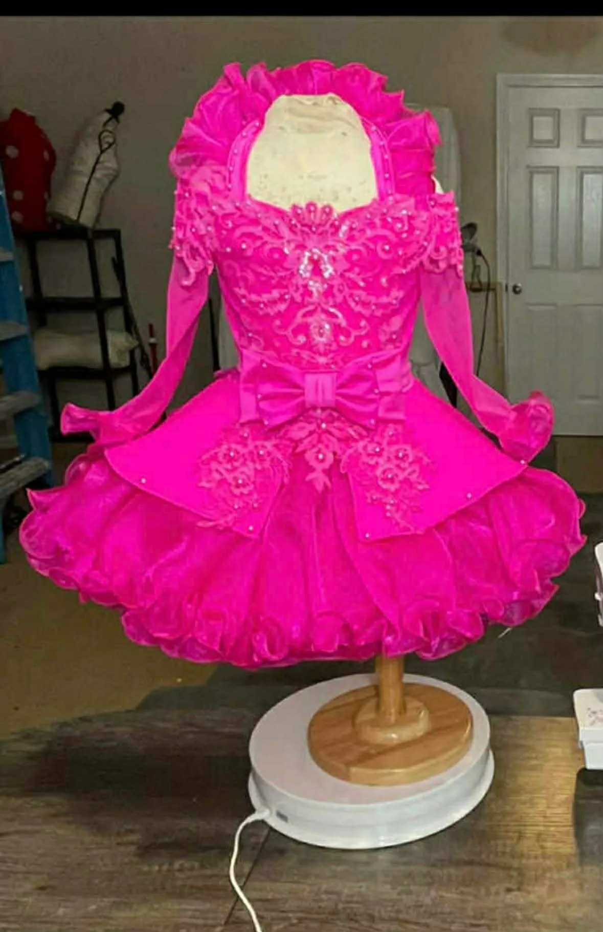 2/4 Magenta Valerie Natural Dress - Corinne Loretta 