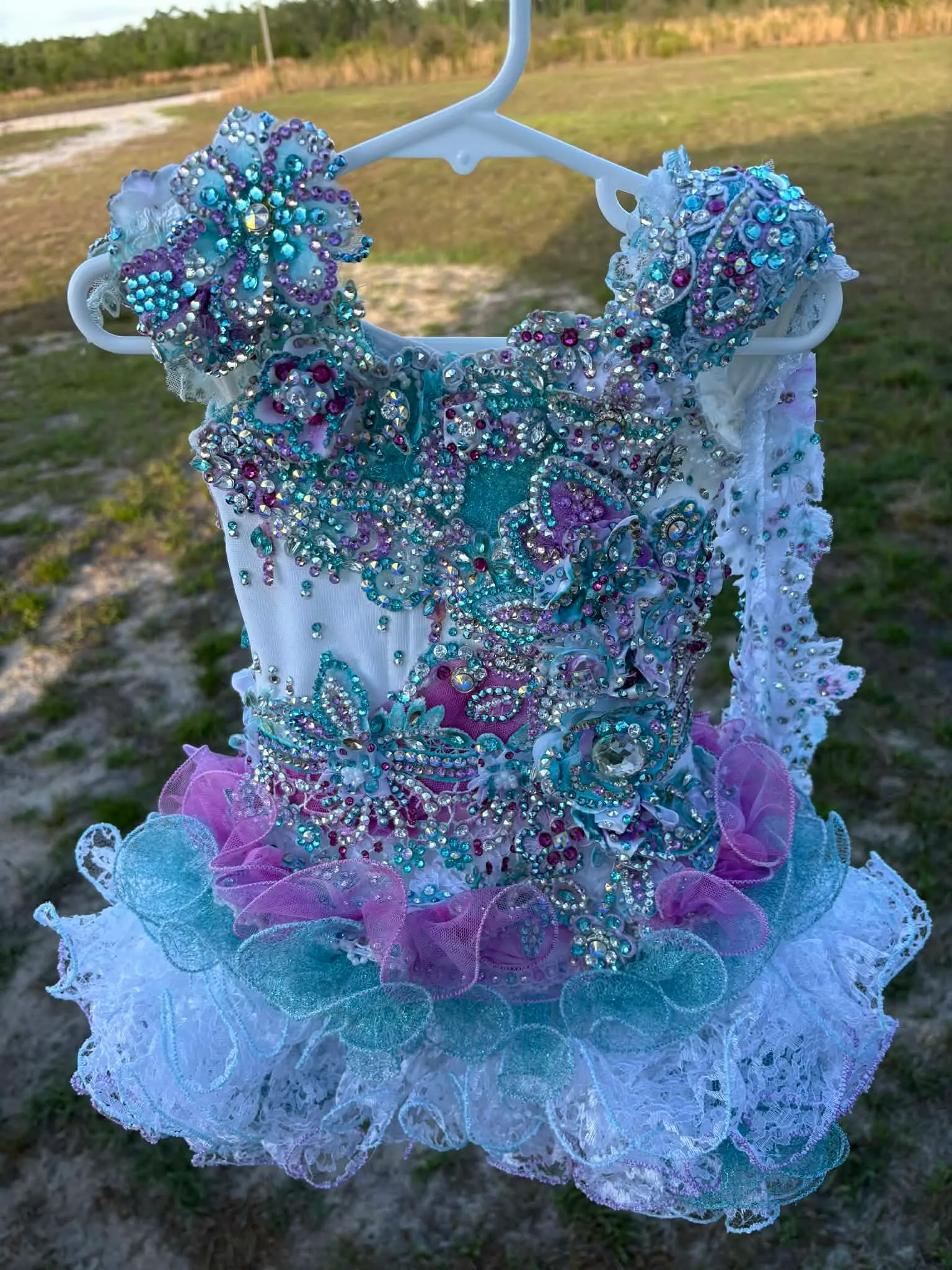 18/3 Purple and Blue Mega Glitz Shuggy- Emily Rogers 