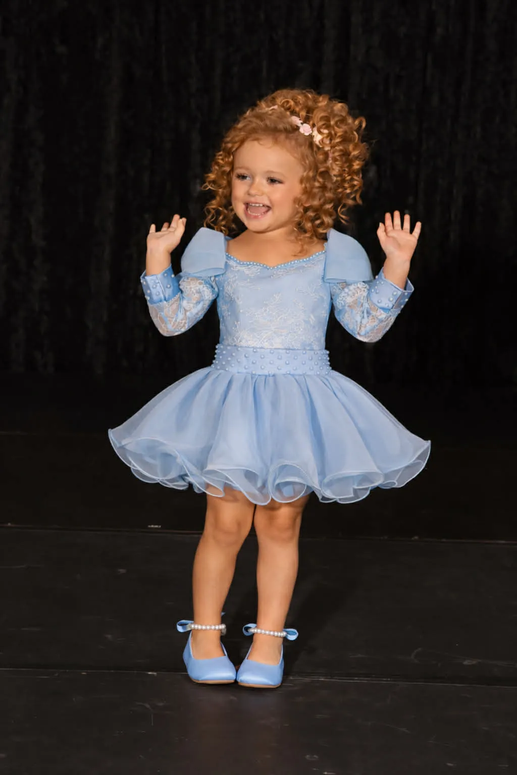 18/3 Blue Toni O Long Sleeve Natural- Miranda Jo