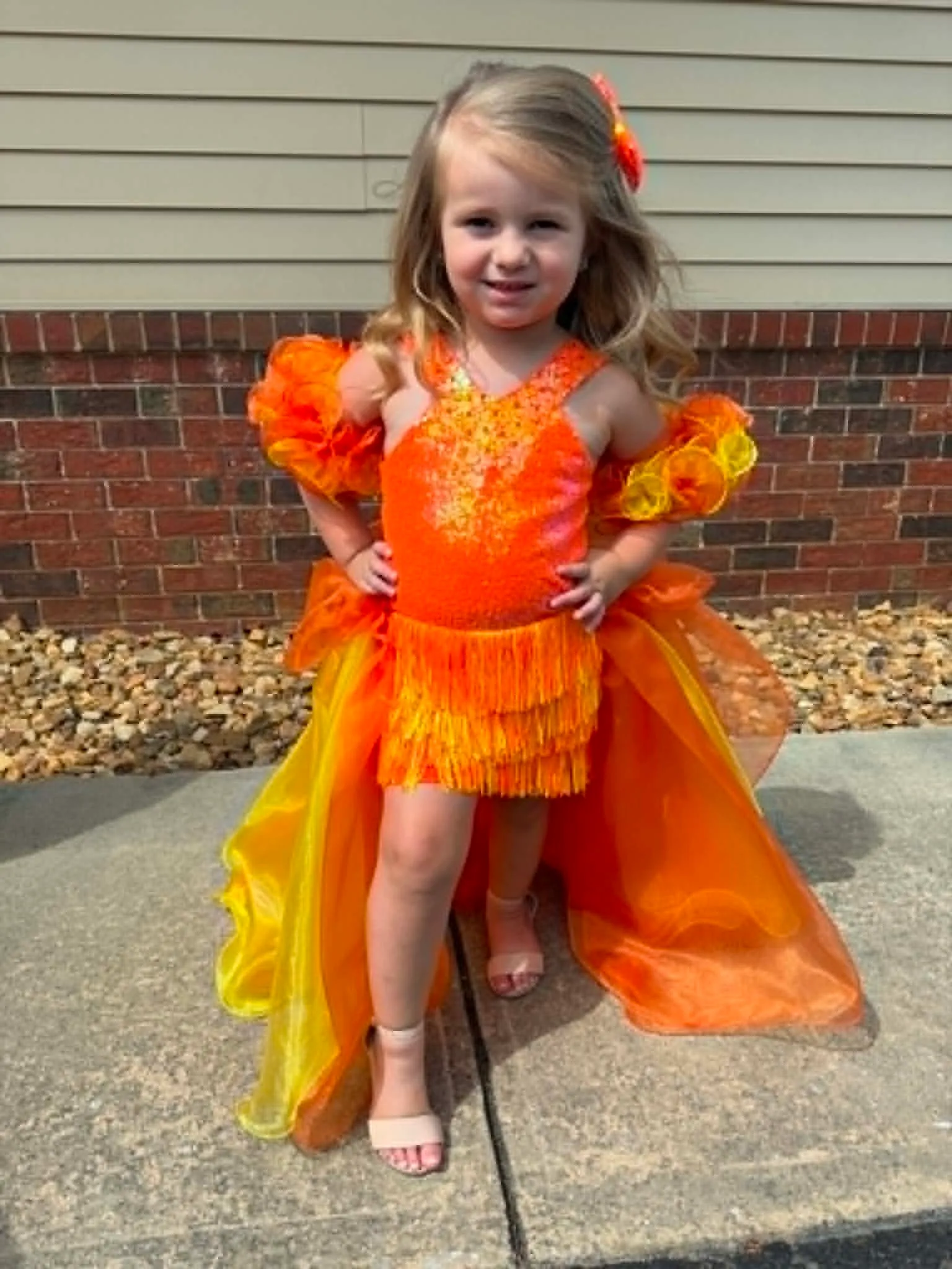 2/4 Orange Dream Fun Fashion- Katie Clodfelter
