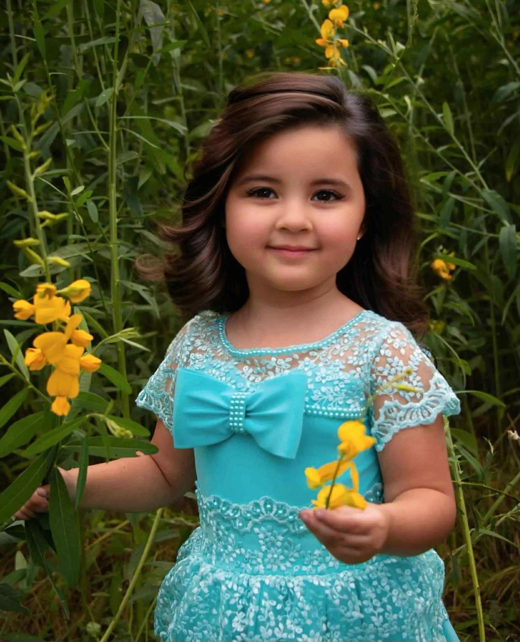 2/4 Blue Natural Dollhouse Dress- Kara Vaughn