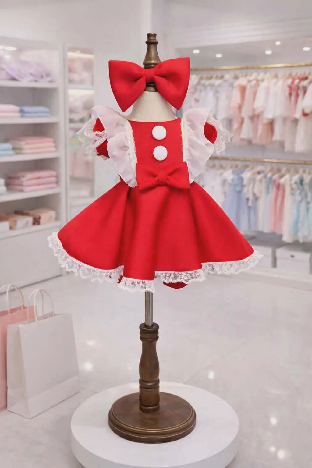 12/2 Red and White Casual- Anna Baker 