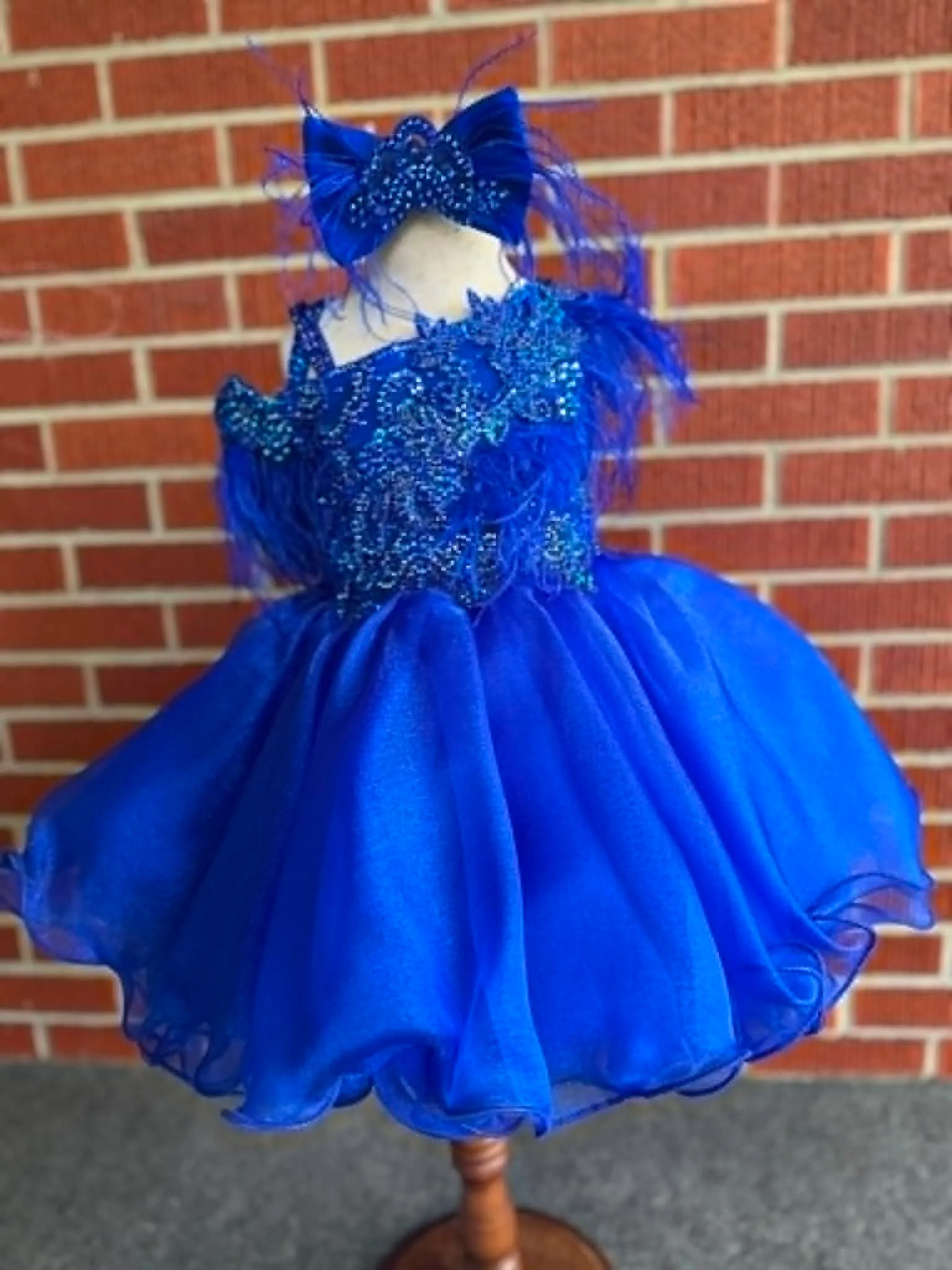 2/4 Brianna K Royal Blue Glitz Dress - Katie Clodfelter 