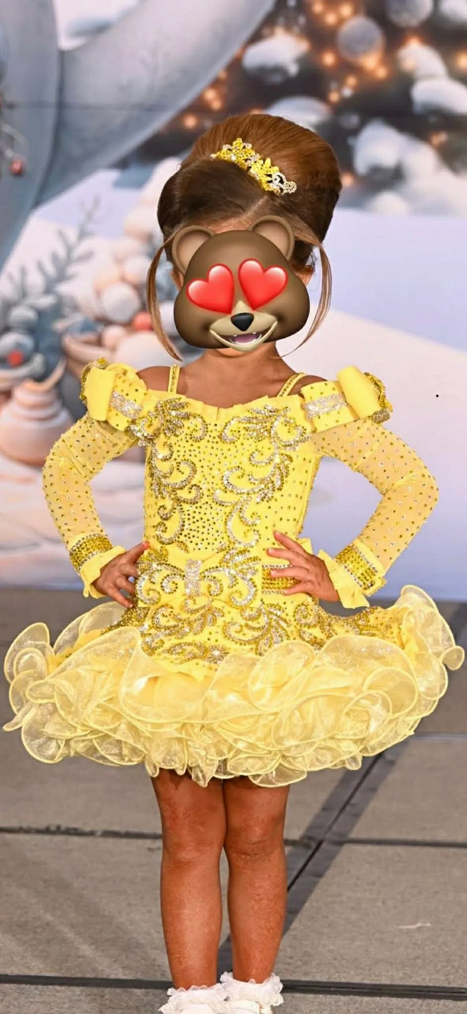 2/4 Hannah Hack Yellow Glitz- Audrey Snyder