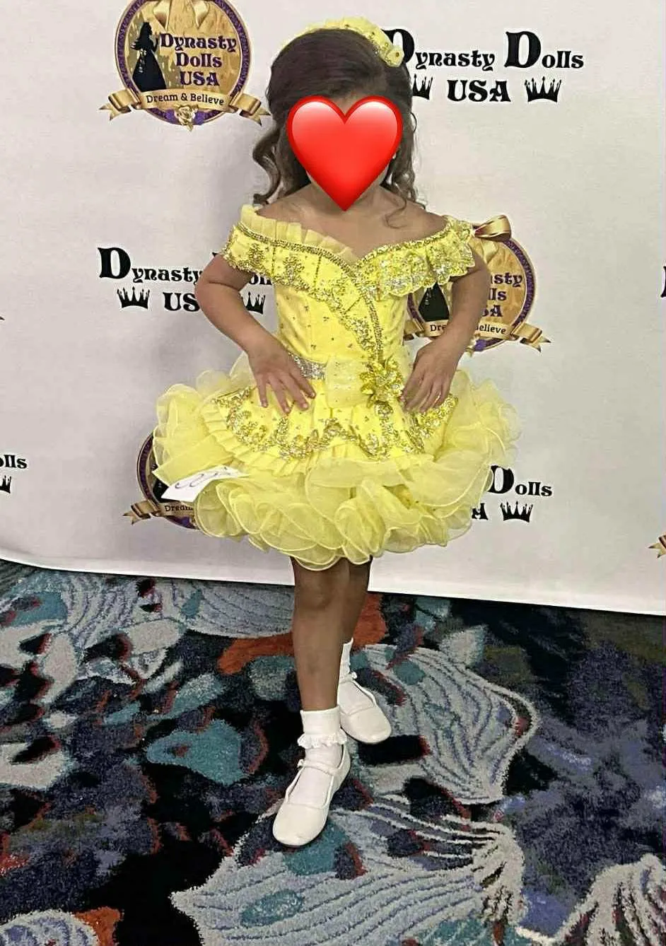 3/5 Yellow Glitz Ruby Belle- Fallon Hackett