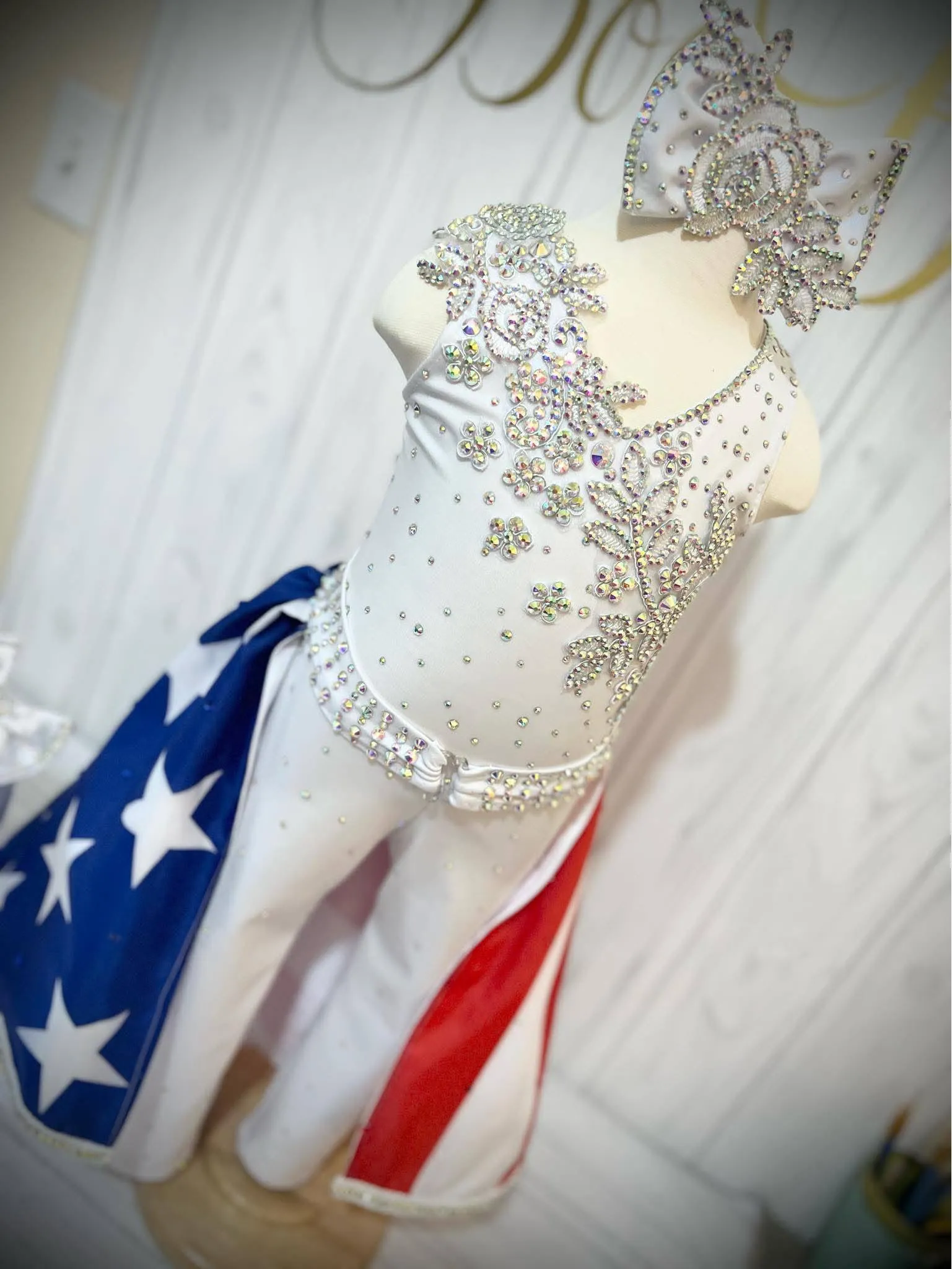 18/3 BooBear Multi Cape(White,RWB,Pink)Fun Fashion-Kara Vaughn