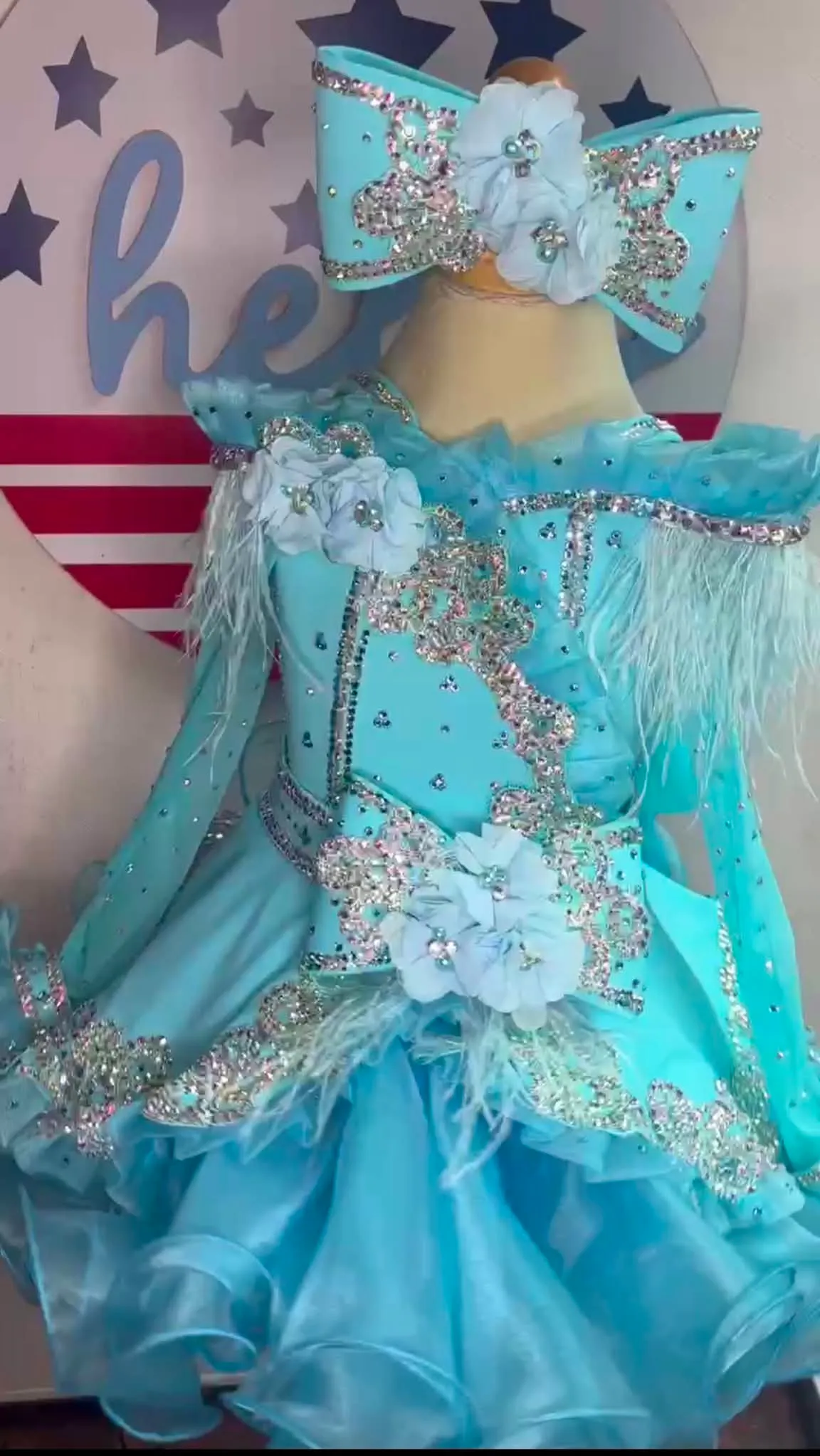 3/5 Turquoise Glitz by Kam Kam Designs - Fallon Hackett 