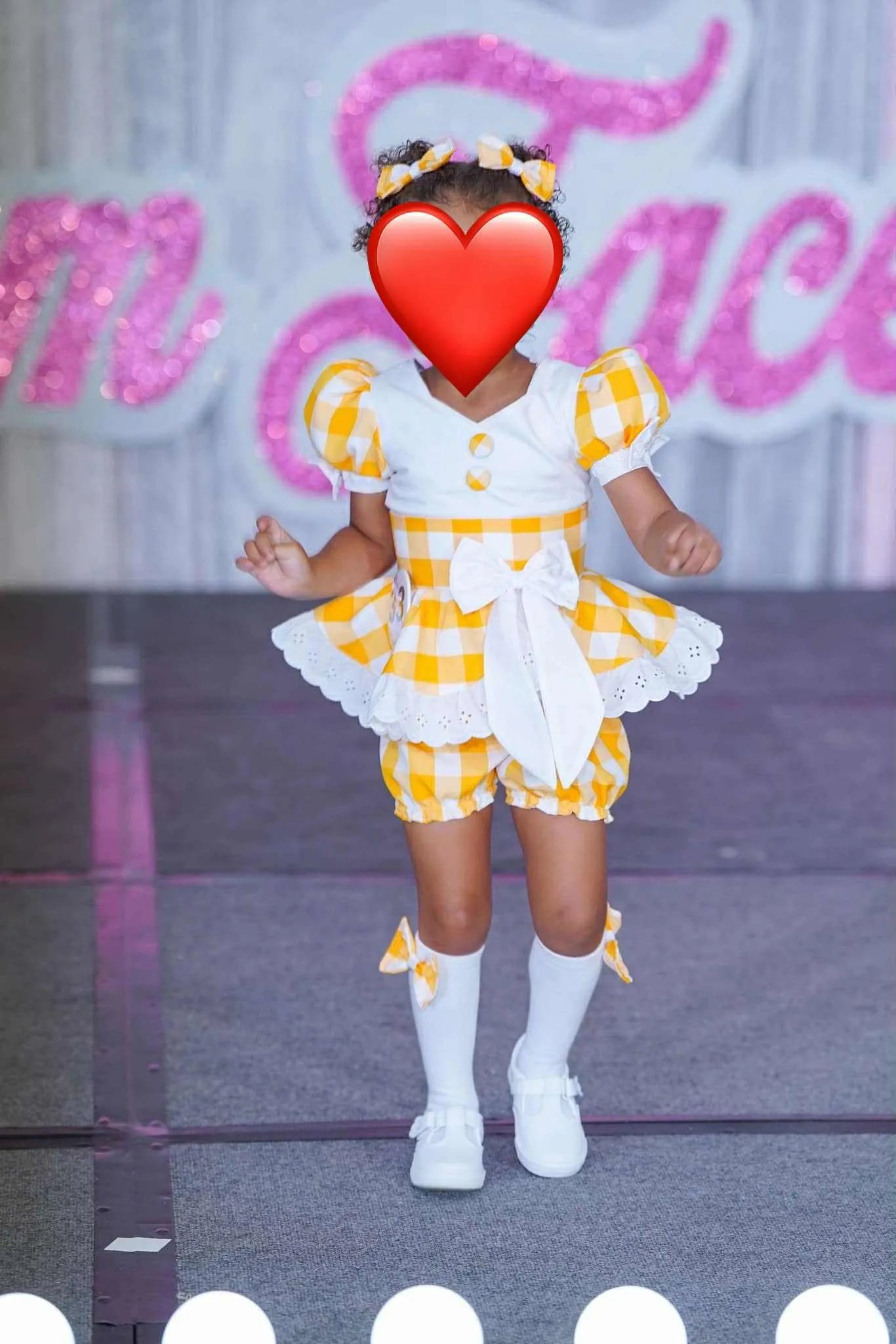 12/2 slim 18/3 BooBear Yellow/White Casual- Miranda Jo