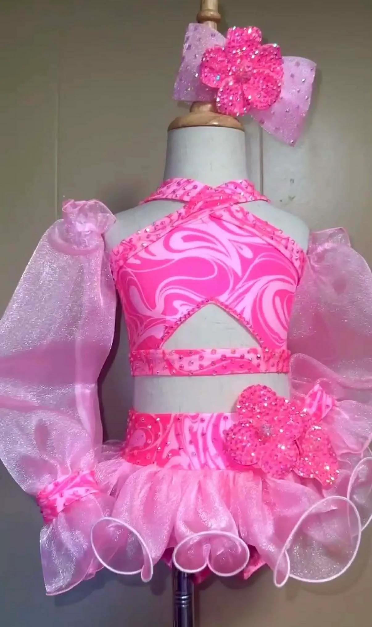18/3 Asia Lewis Tropical Hot Pink Glitz Swim - Faith Lawyer