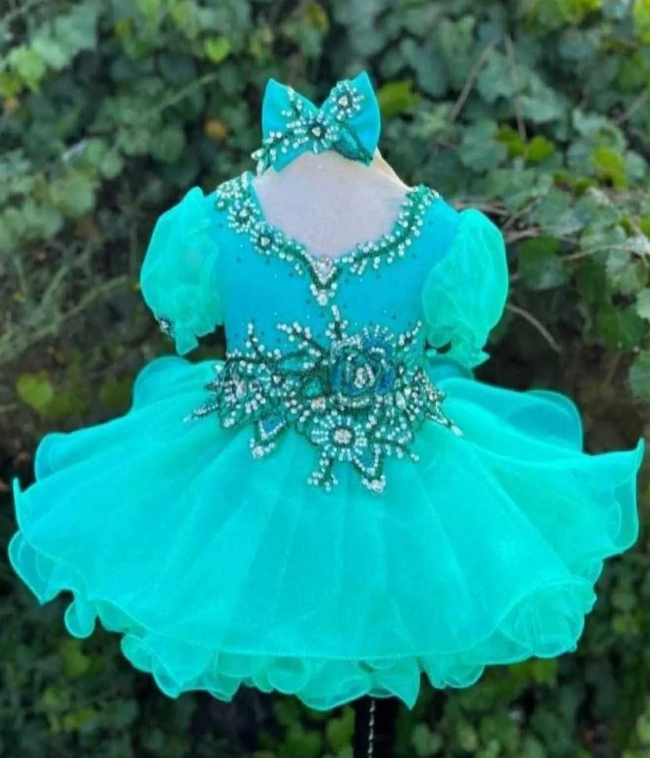 18/3 Turquoise Beth Young Glitz Dress- Fallon Hackett