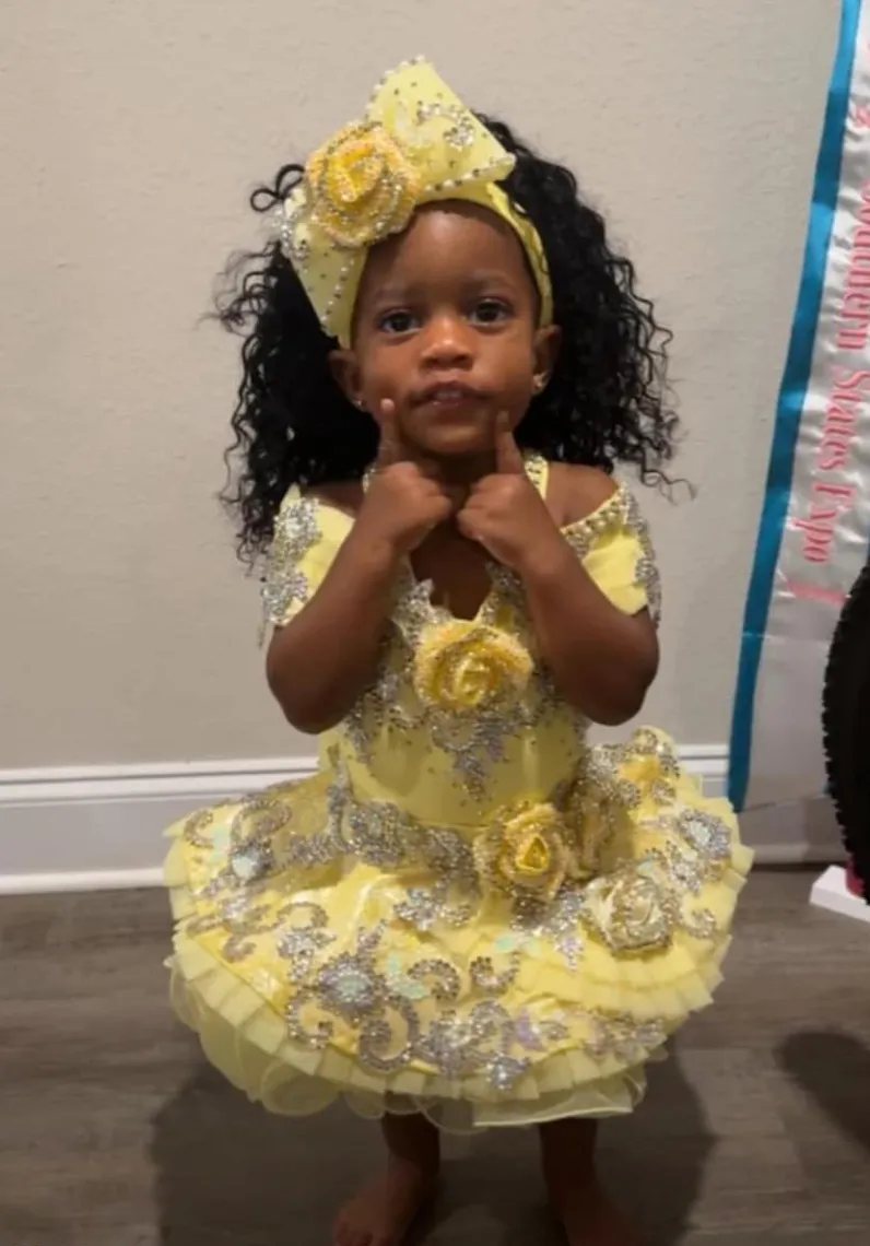 12/2 Yellow Shuggy Glizt Dress- Chelis Matthews