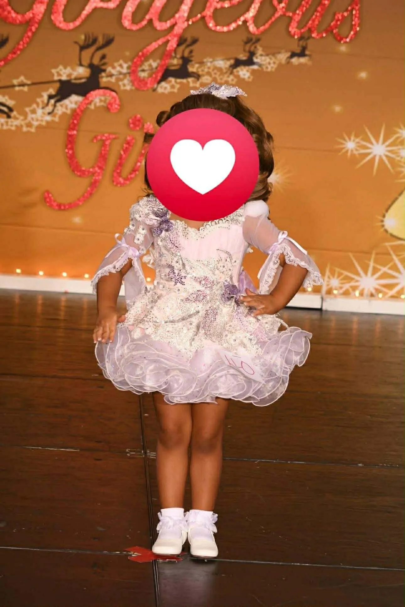 18/3 Toni O Pale Pink Glitz Dress- Audrey Snyder