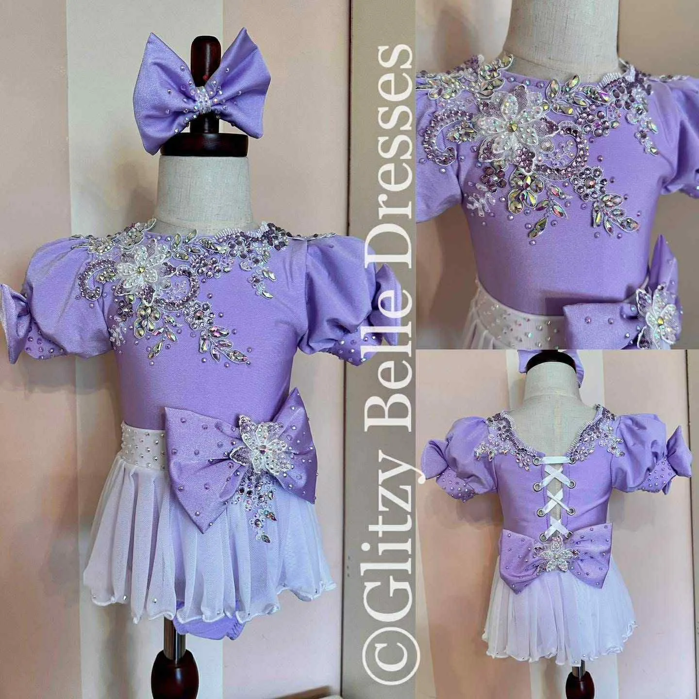 18/3 Purple Glitzy Belle Swim- Wendy Morel