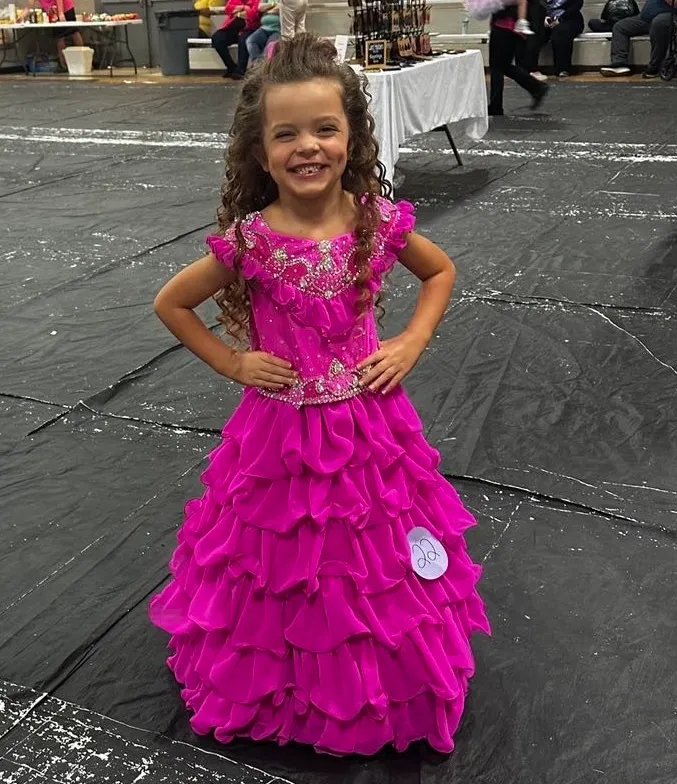 3/5-4/6 Pink Keri Berkett Ball Gown-Becca Page