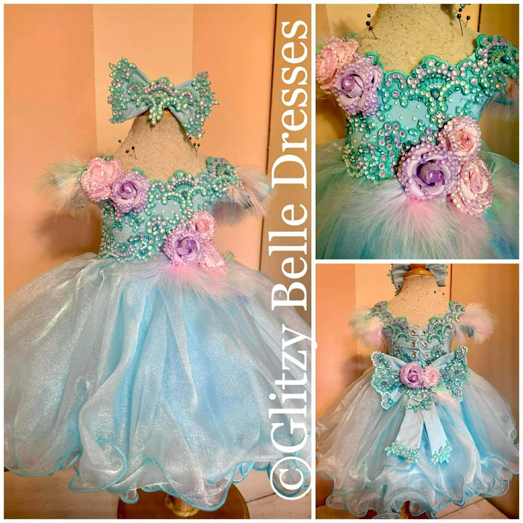 12/2 - 18/3 Turquoise Glitzy Belle - Jaleesa Ann