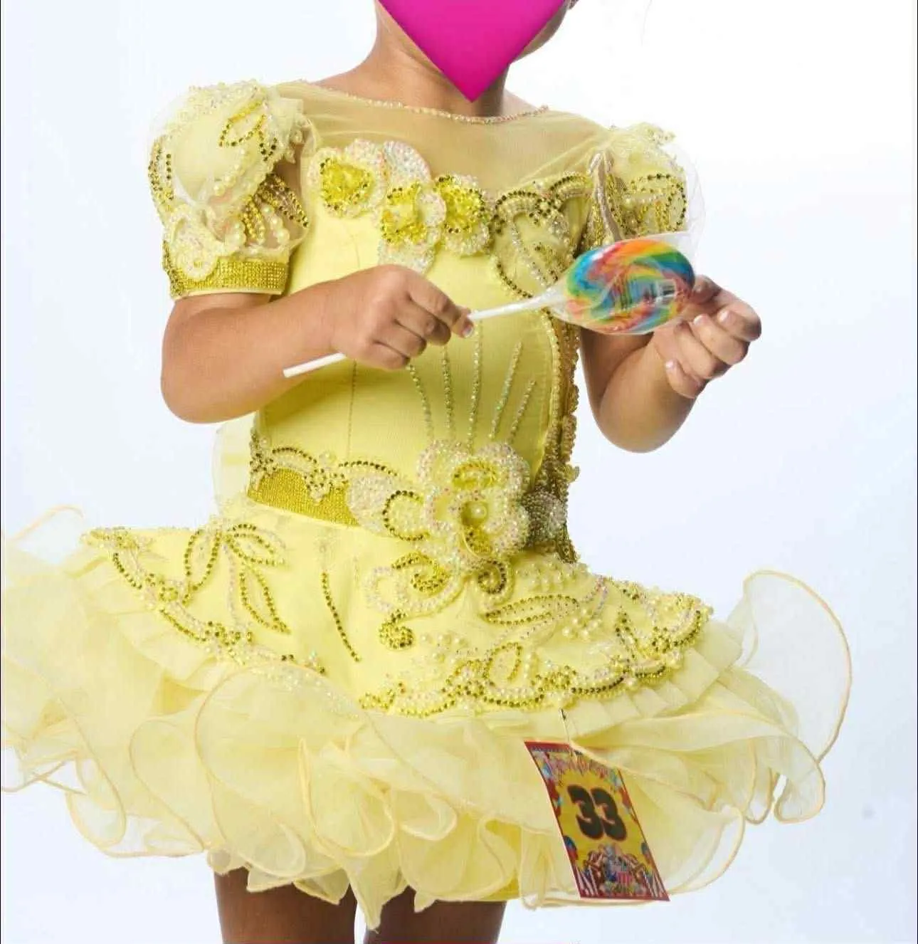 2/4 Yellow Ruby Belle Glitz- Kelsie Huggins