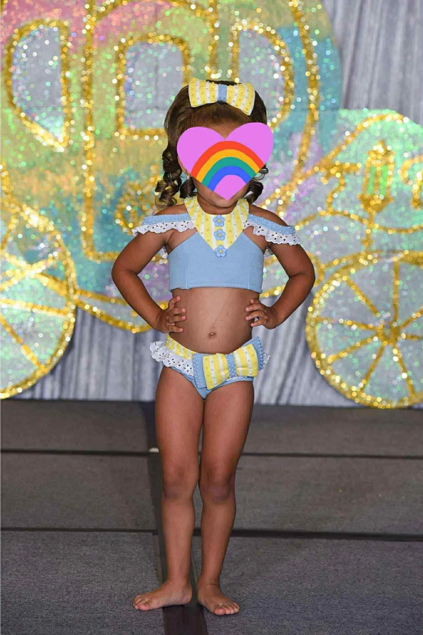 18/3-2/4 Blue/Yellow Dollhouse Natural Swim- Miranda Jo