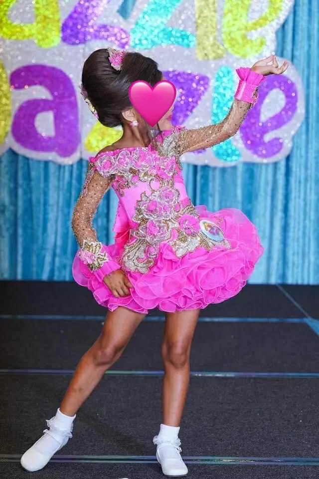 3/4 Mega Pink Shuggy Glitz