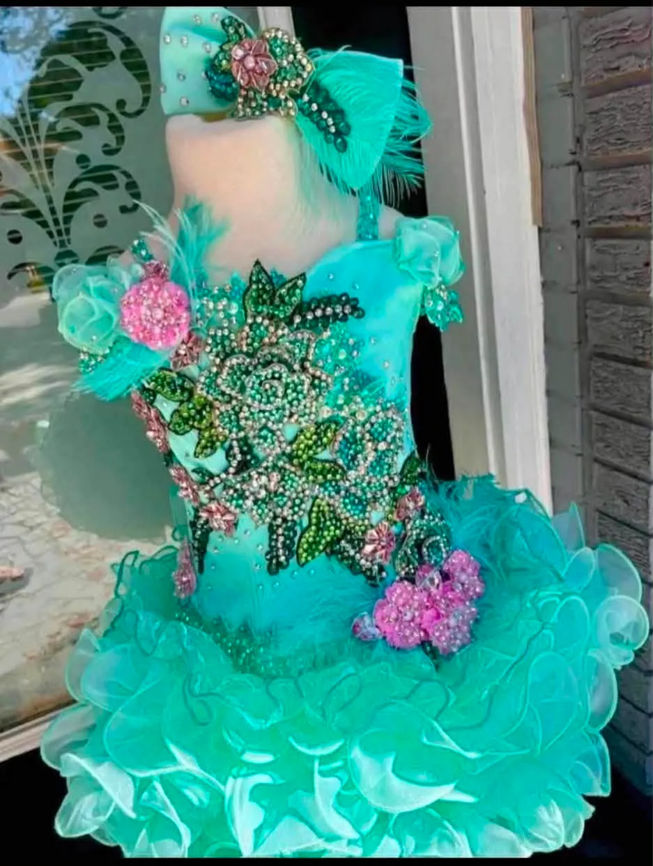 2/4 Turquoise Sandra Parker Glitz- Fallon Hackett 