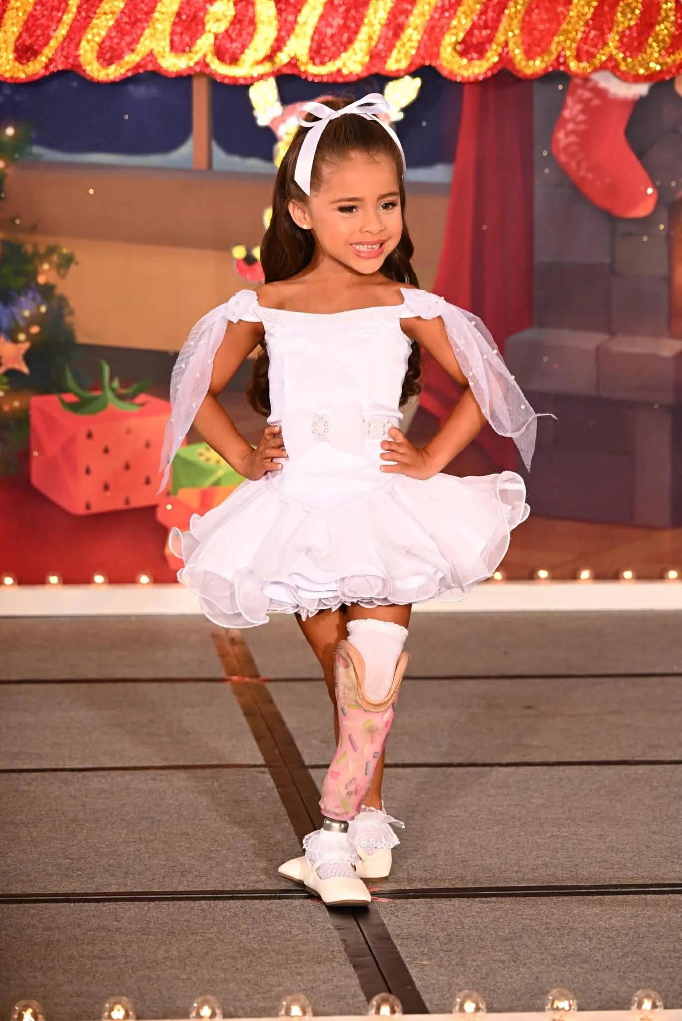 4/6 White Toni O Natural Dress- Angela Saavedra