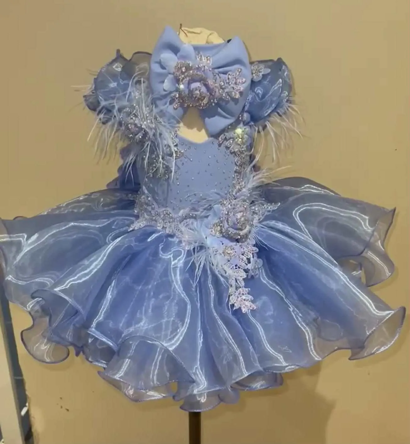 6/12 Periwinkle Glitz Dress- Miranda Jo