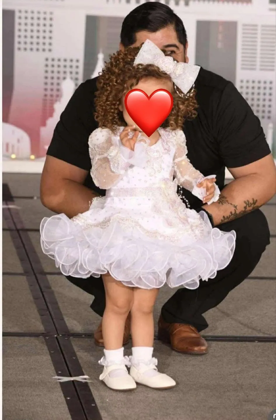 12/2 White Ruby Belle Glitz Dress-Jackie Palmer