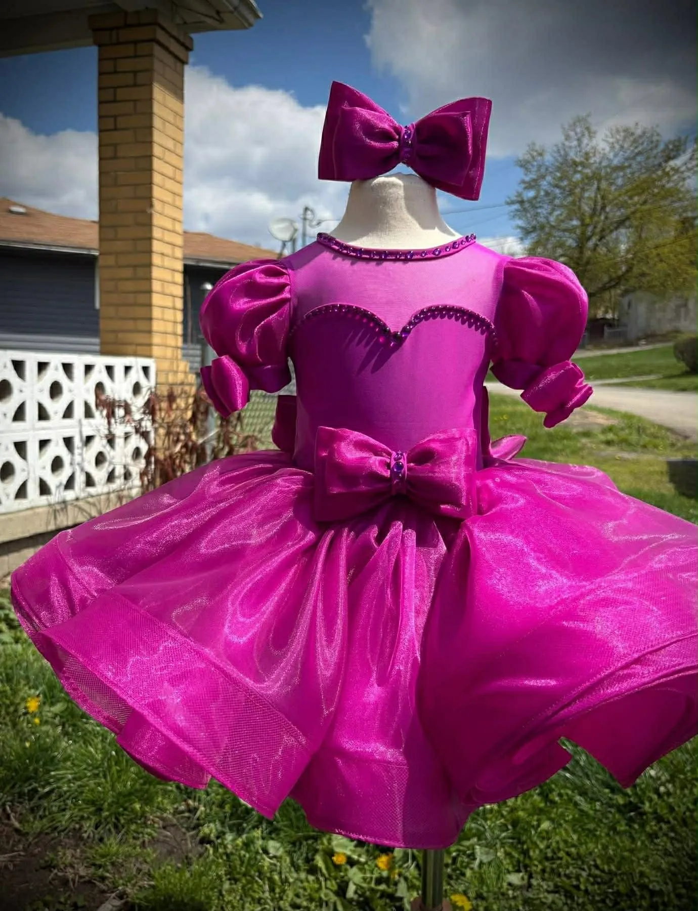 18/3 Purple BooBear Natural Dress- Chelis Matthews