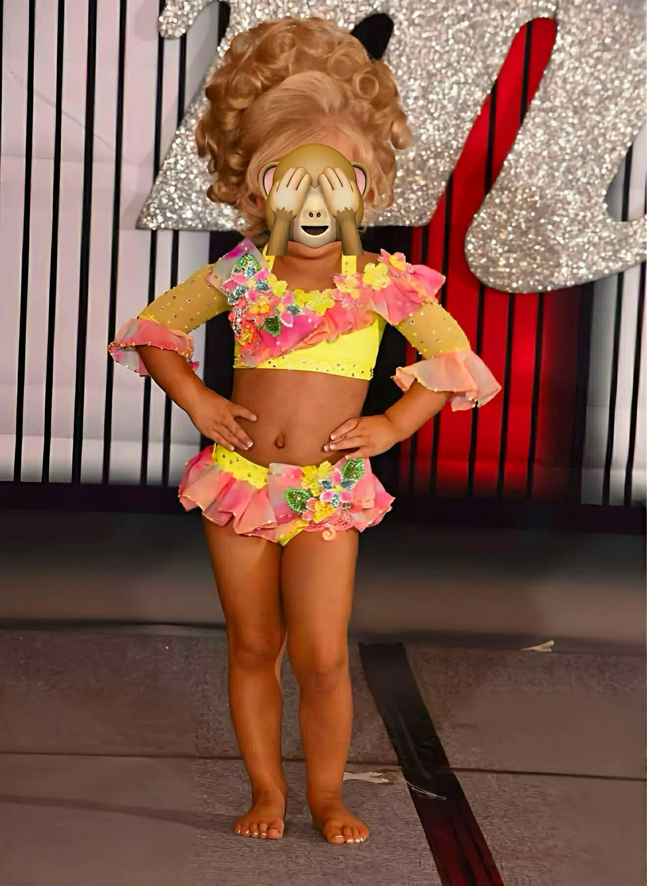 12/2 Pink and Yellow Shuggy Swim- Hayden Williams