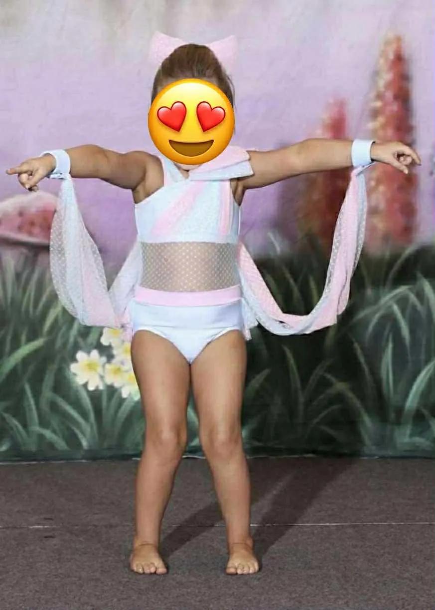 2/4 Light Blue/Pink Toni O Natural Swim- Kristen Nguyen