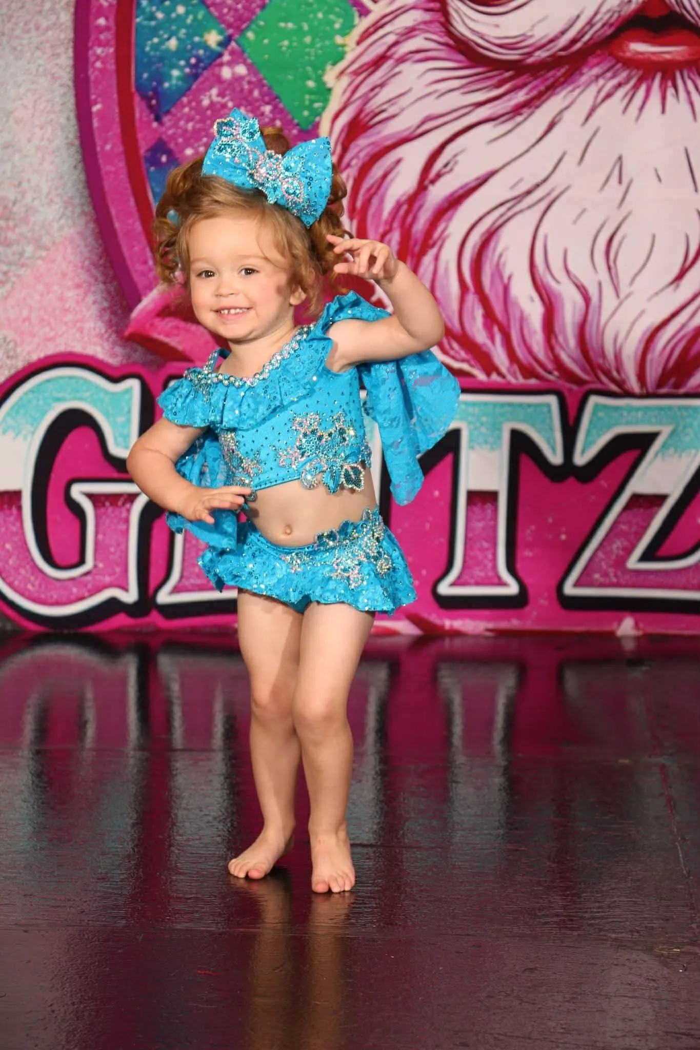 12/2 Blue Glitz Swim- M.B.