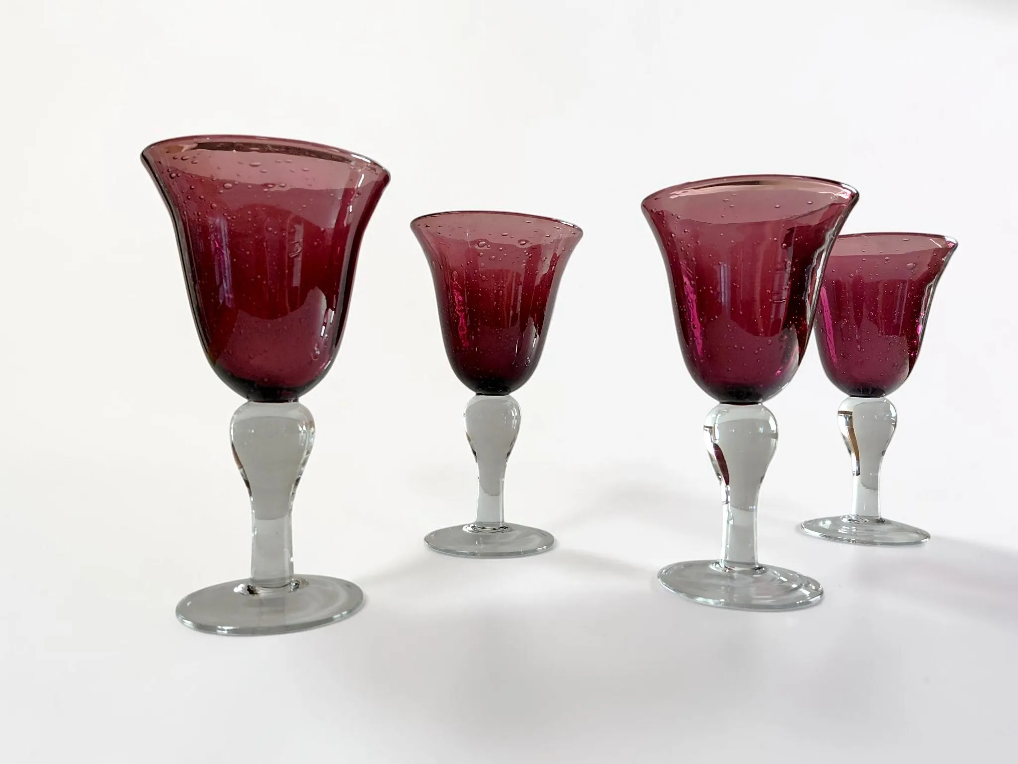 Artland “Iris” Ruby Red Goblets