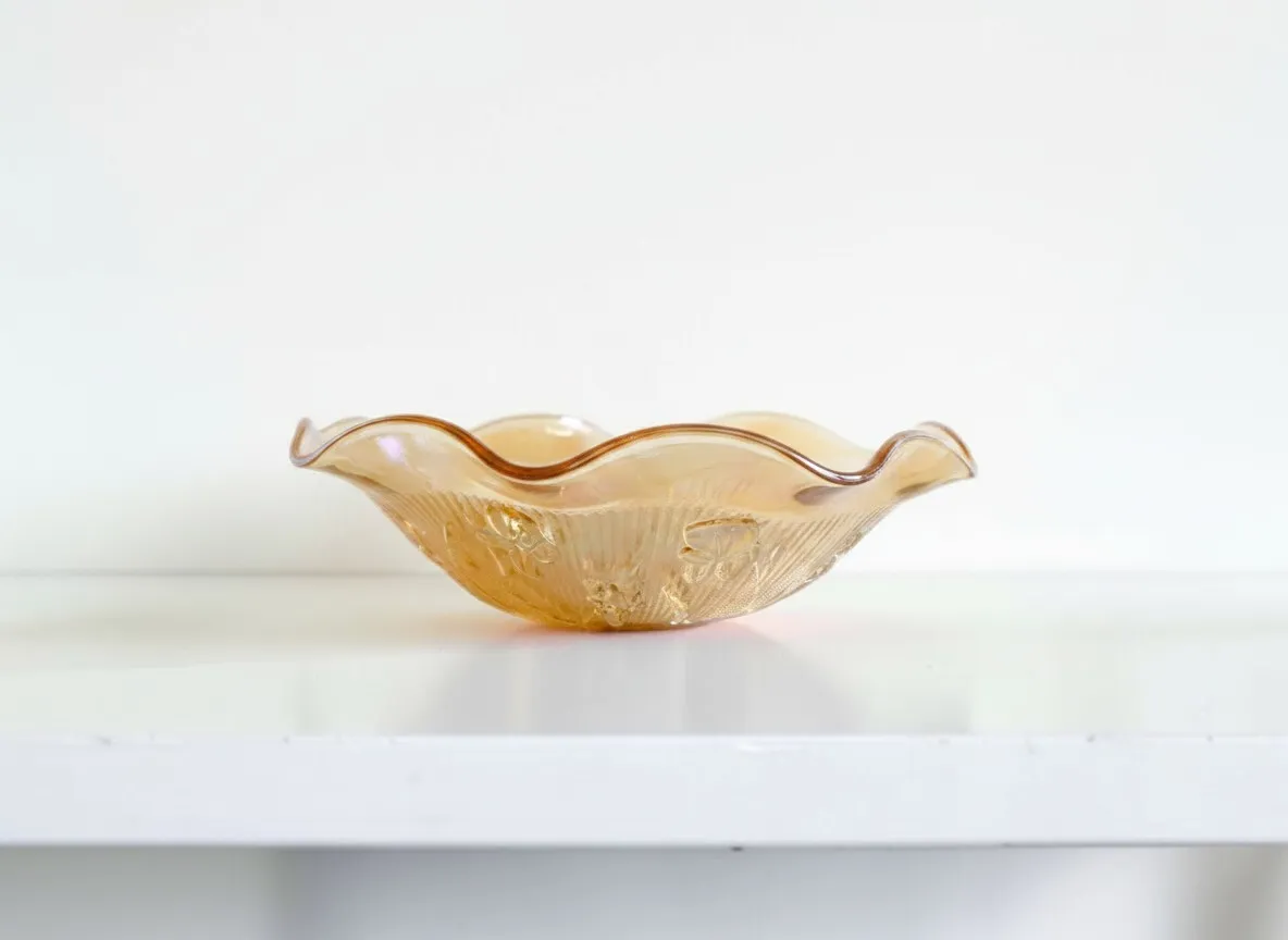 Amber Glass Bowls