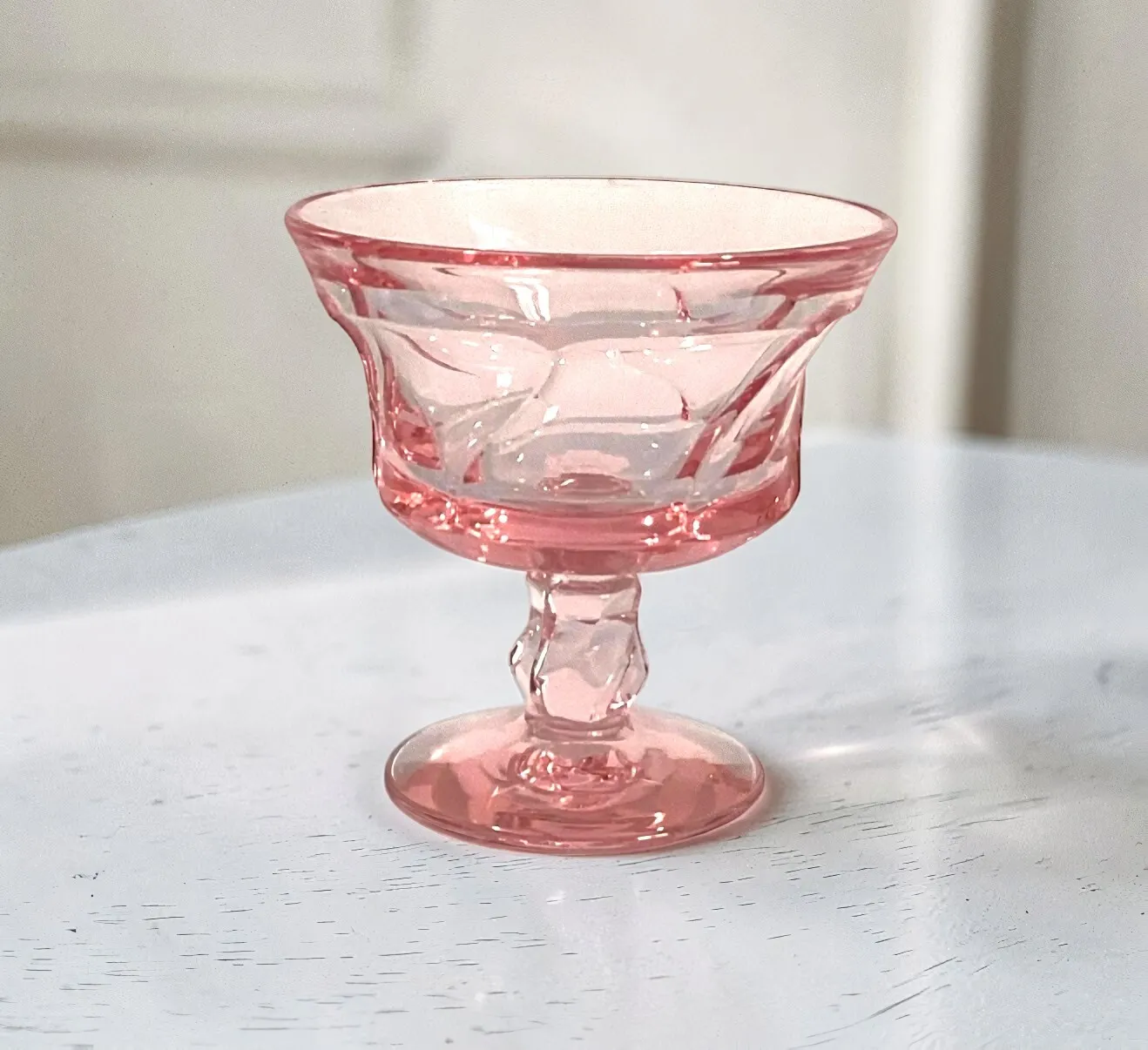 Pink Sherbet + Champagne Glasses