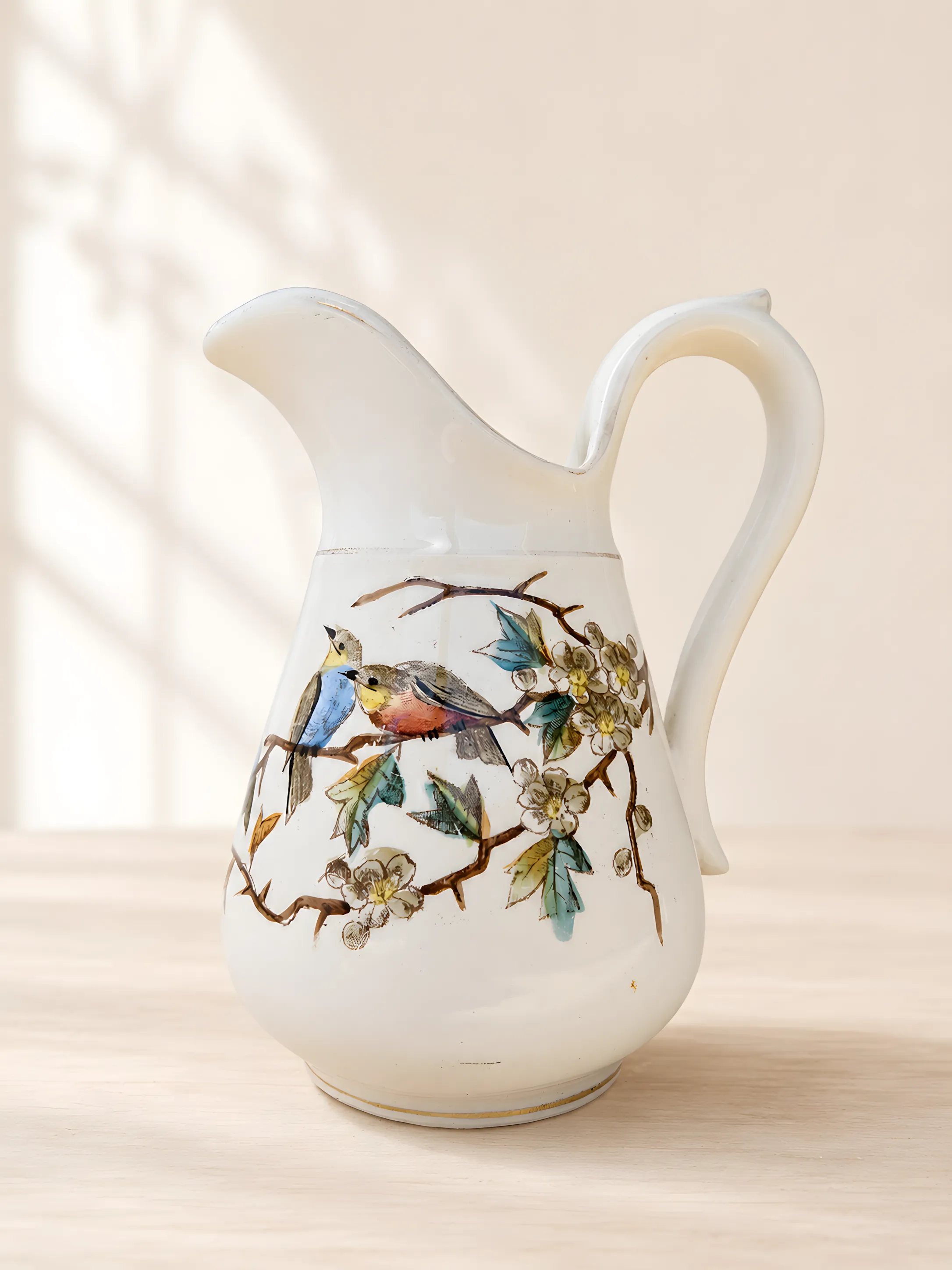 Vintage Bird Creamer Pitcher | Small Decorative Jug