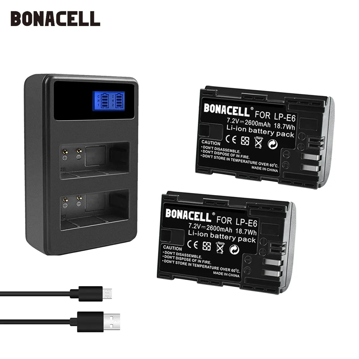 Dual USB Charger LP-E6