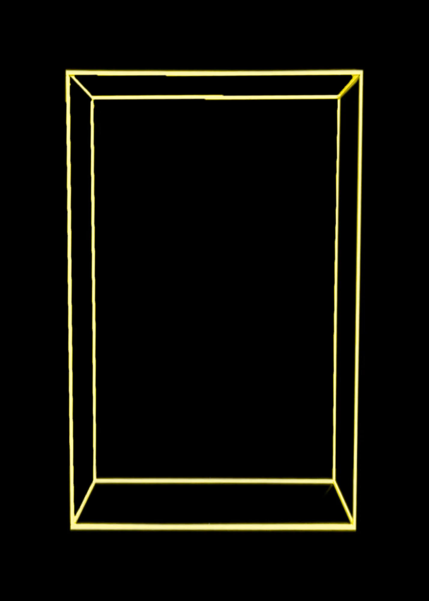 Gold Geometric Rectangle Arbor