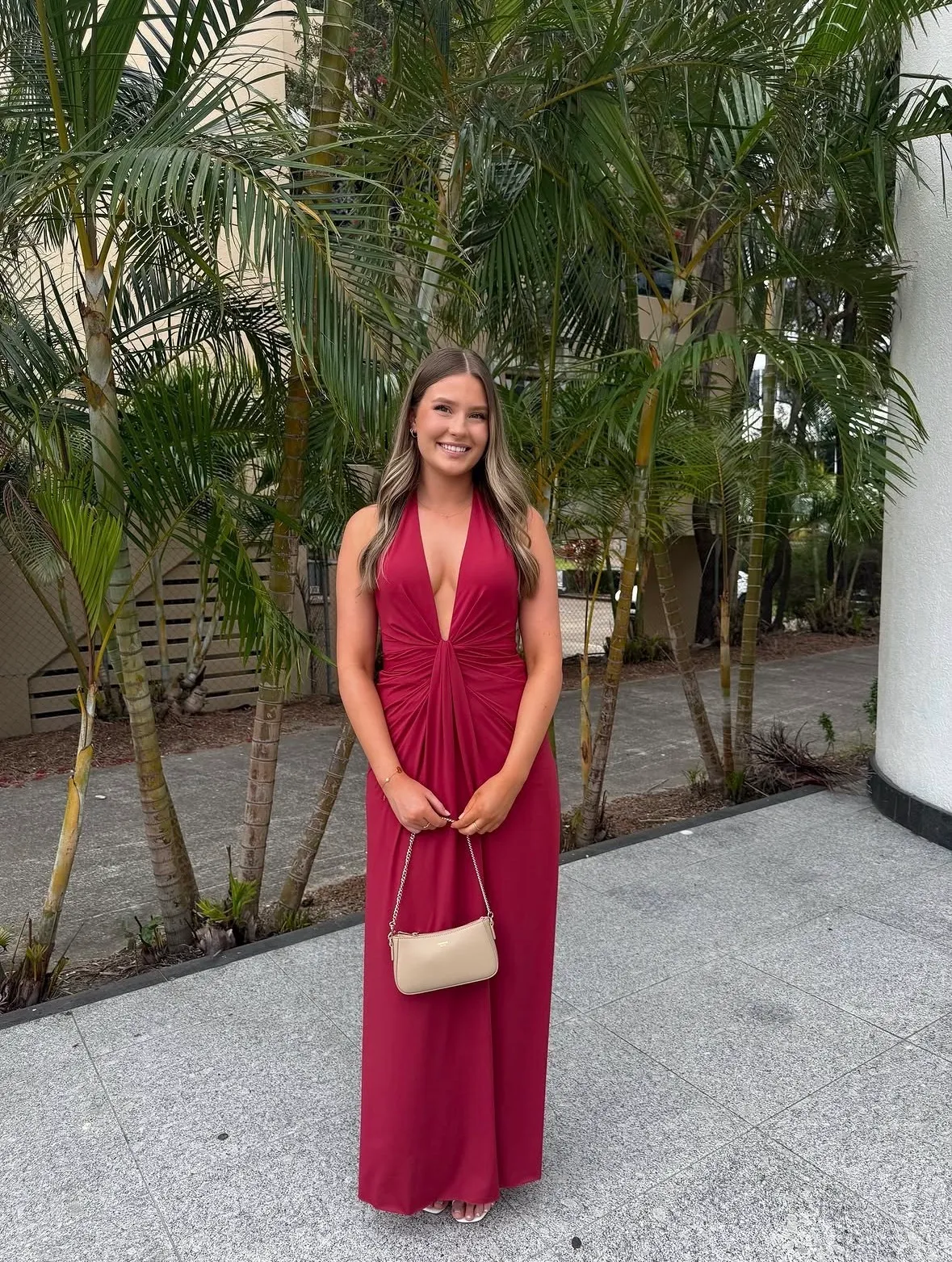 bec + bridge SUSIE PLUNGE MAXI DRESS