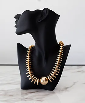 Gold Ball Design Necklace