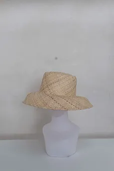 Bamboo Straw Bucket Style Hat