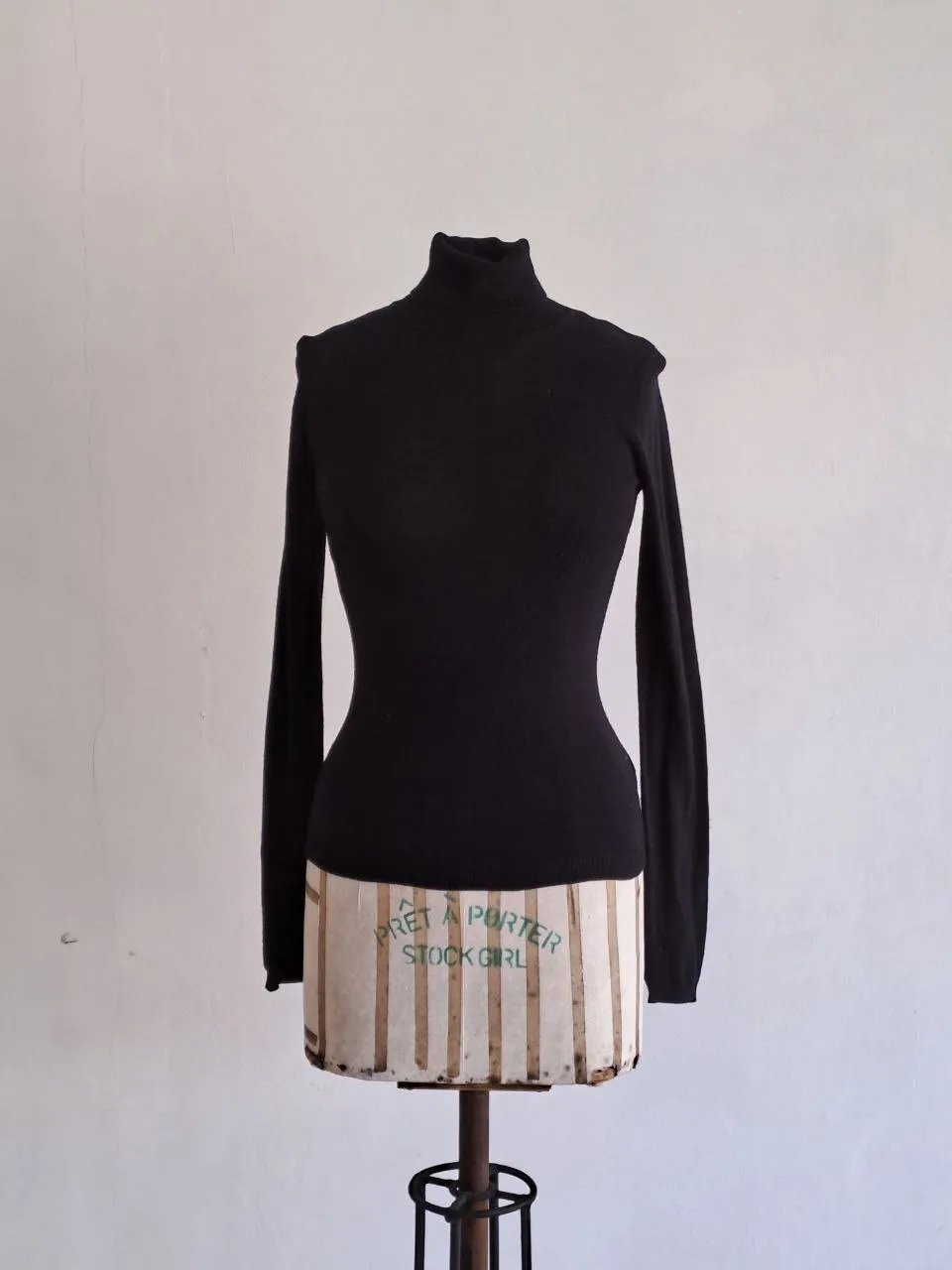 Black Knitted Turtleneck 