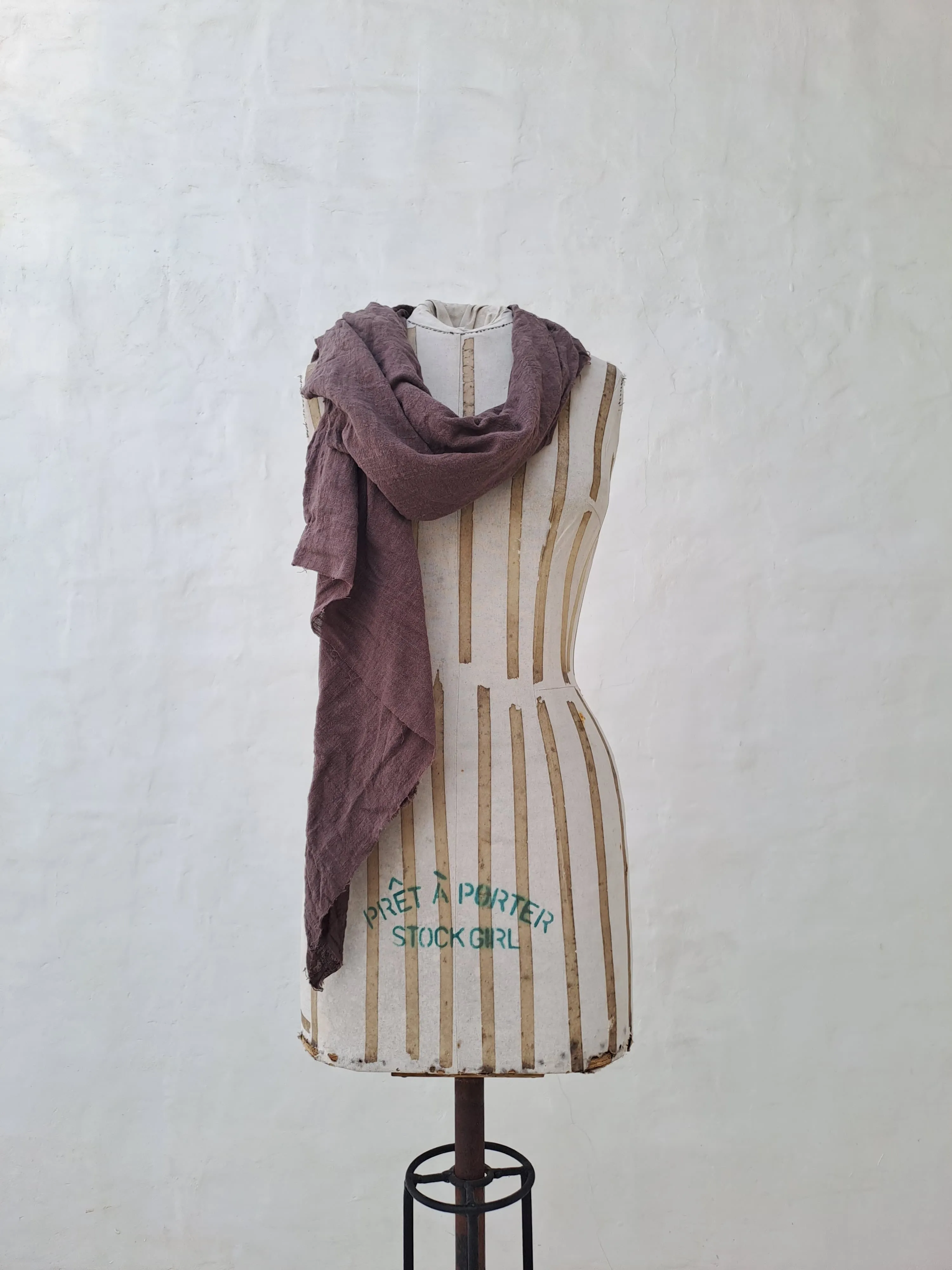 Rustic Dark Brown Scarf