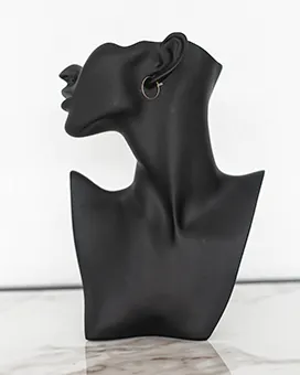 Small .925 Sterling Gold Hoop Earrings