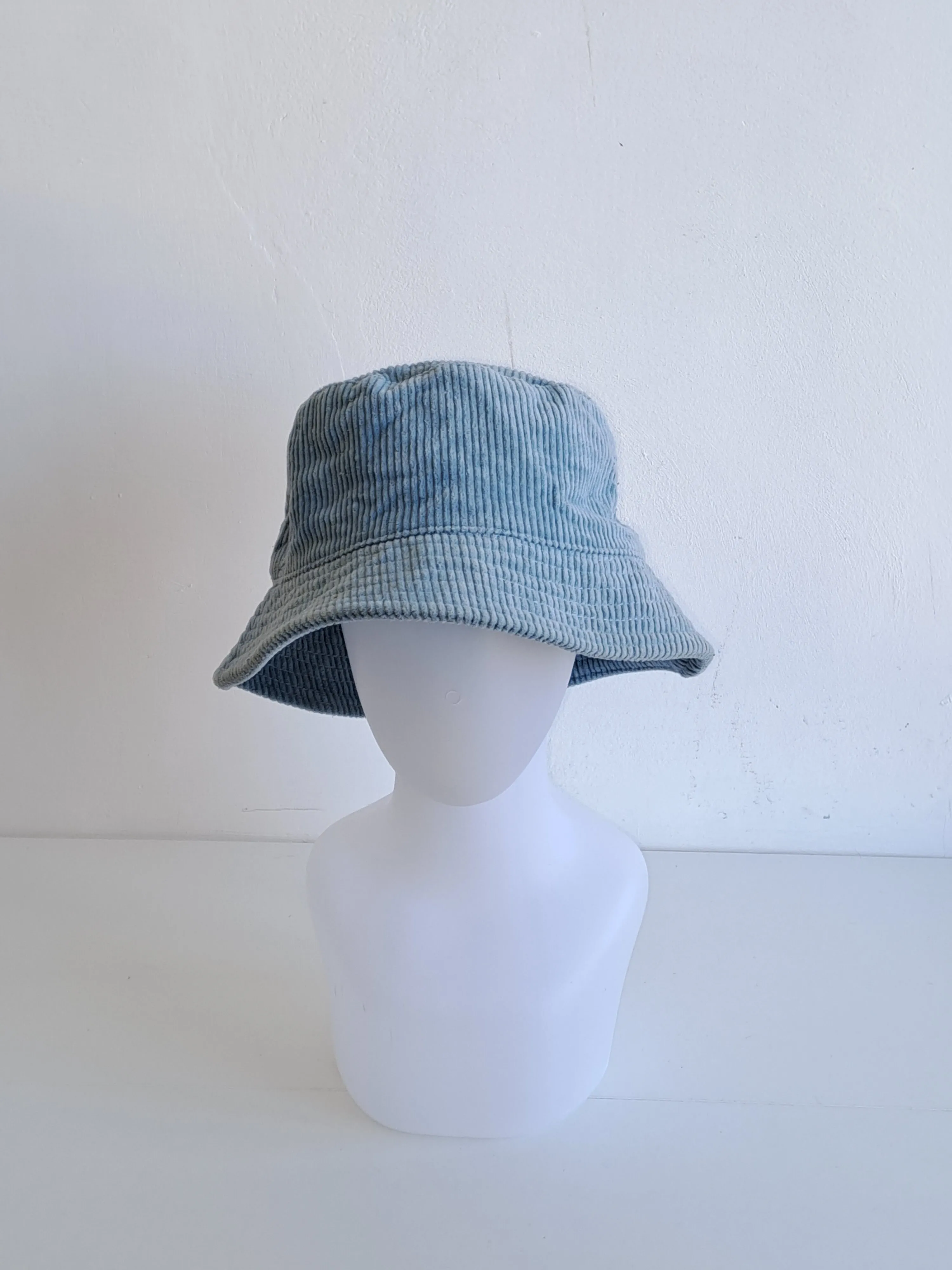 Blue Corduroy Bucket Hat