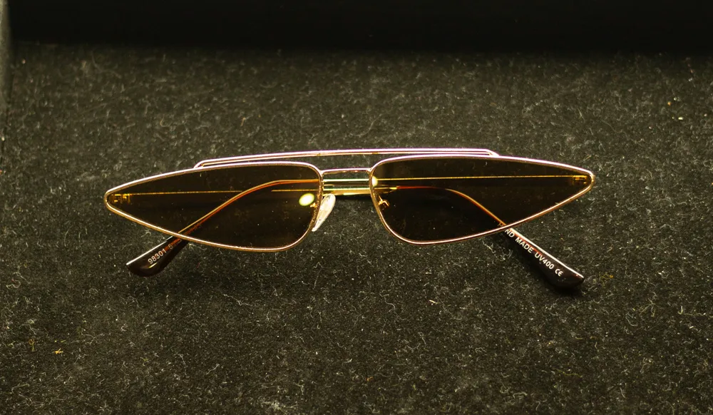 Gold Glasses ( Narrow Lens Frames)