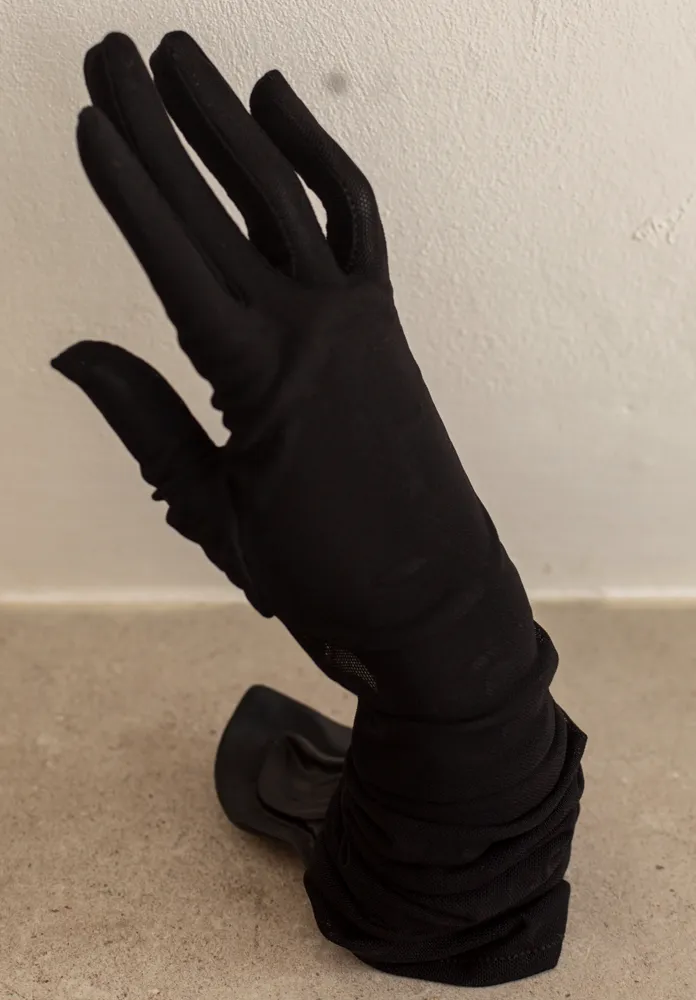 Long Black Gloves