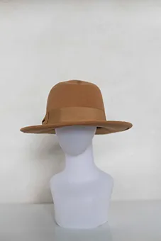 Brown Felt Fedora Hat