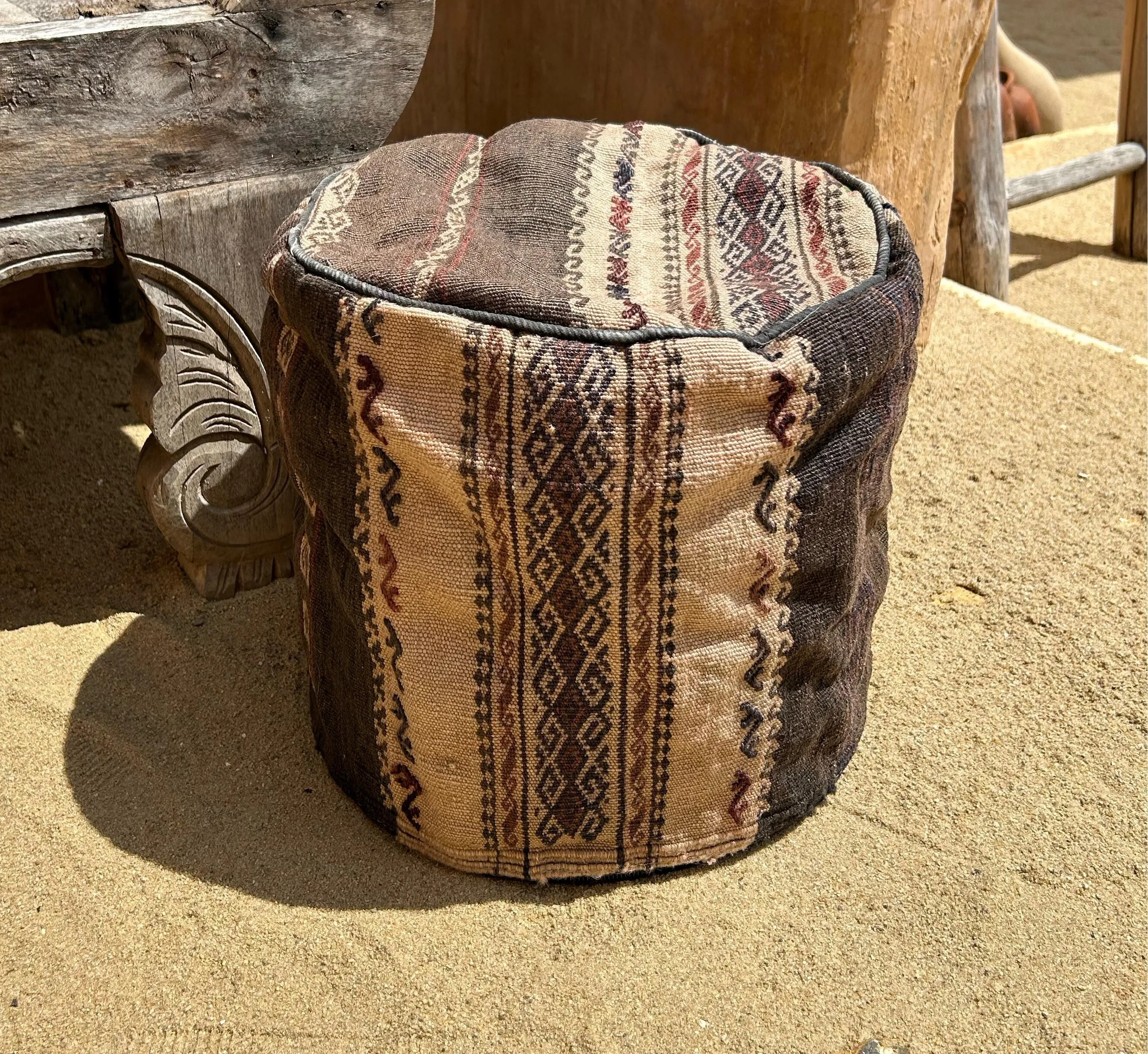 Moroccan Pattern Pouffe